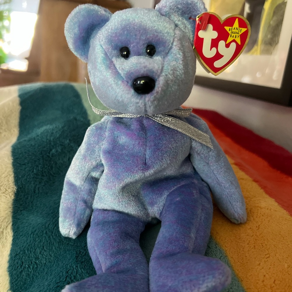 Ty Blue Stuffed Animal Plush Toy